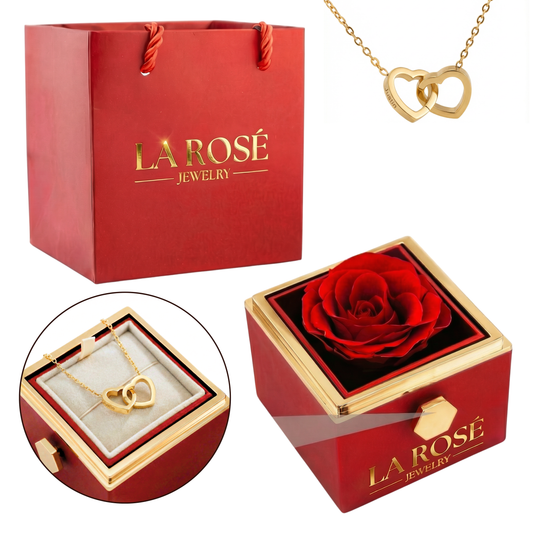 Forever Bloom Box with Personalized Necklace
